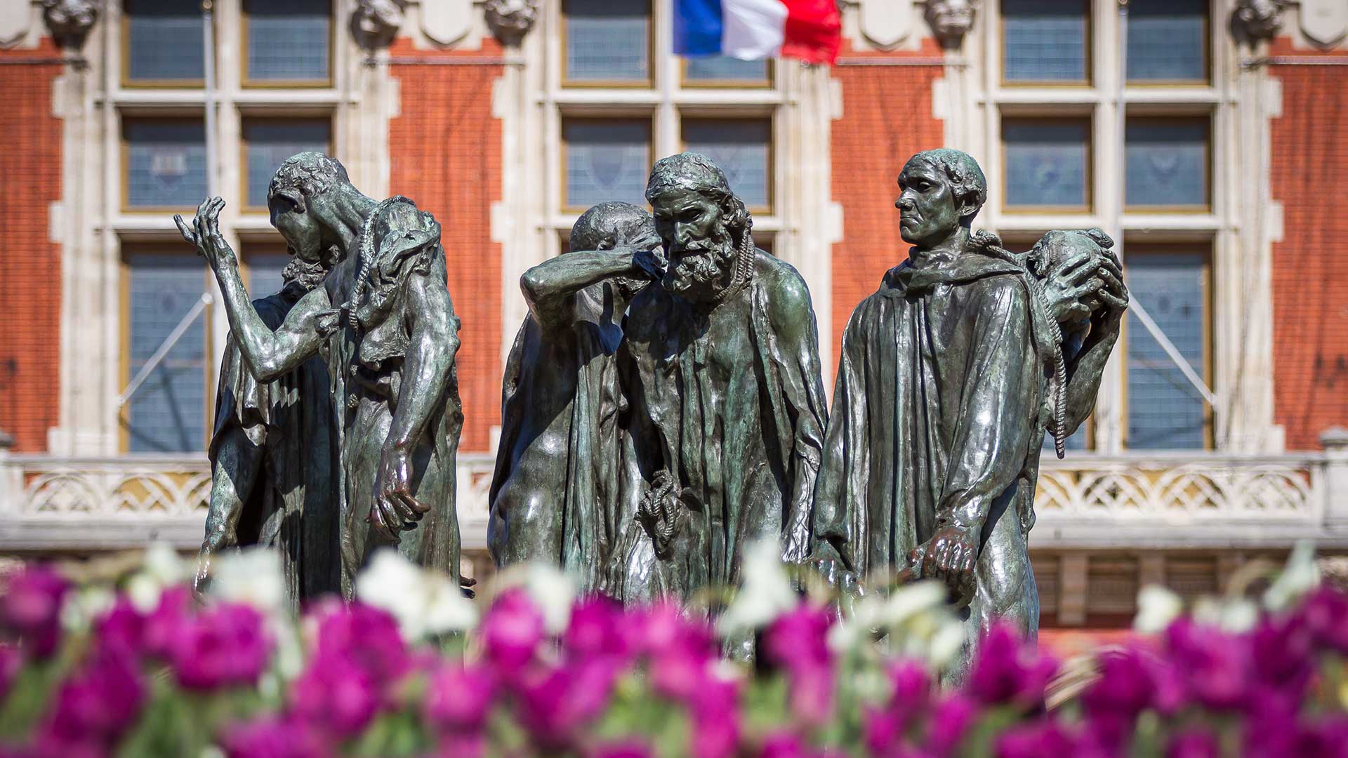 Monument des Six bourgeois de Calais par Rodin