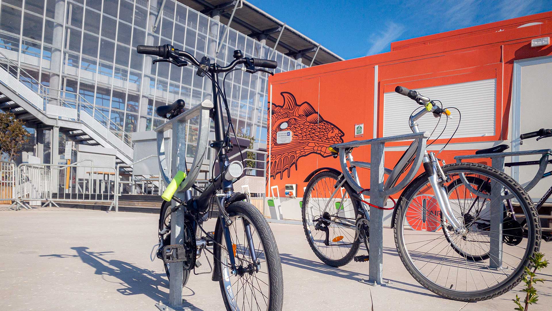 Espace accueil vélo de la Cité du Dragon de Calais