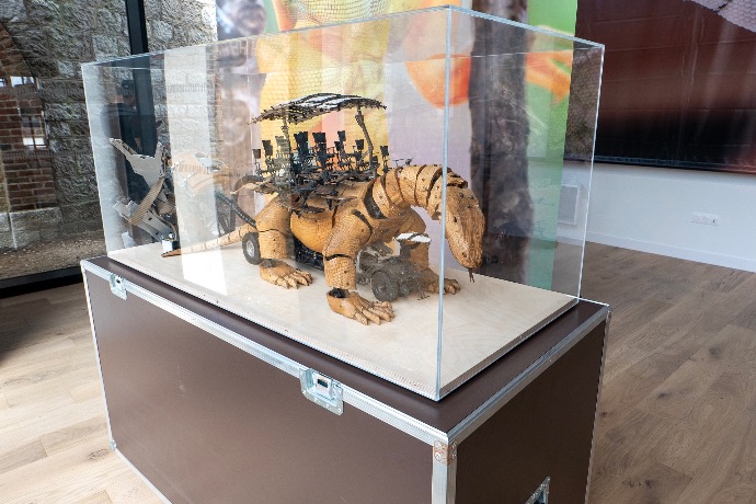 La Maquette du Varan de Voyage, exposée au Logis du Major.