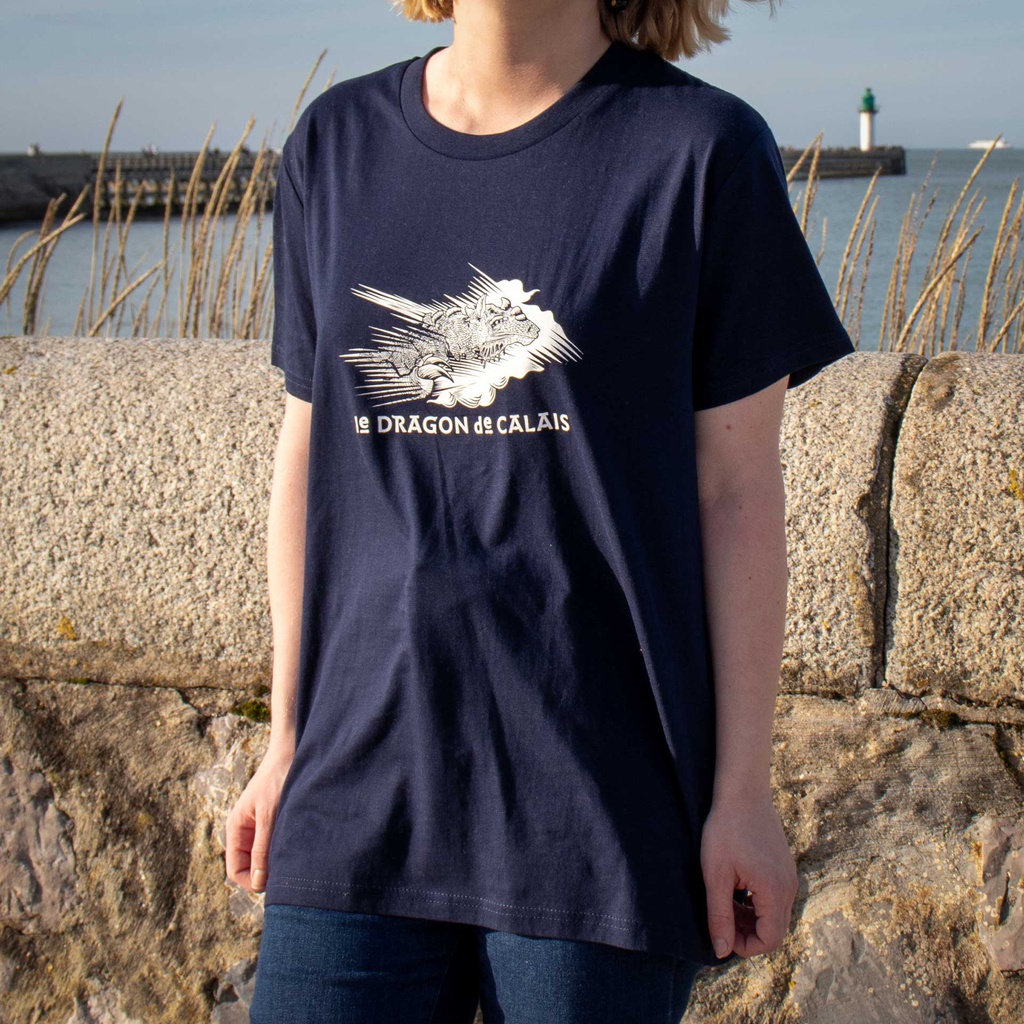 Tee shirt Dragon de Calais marine