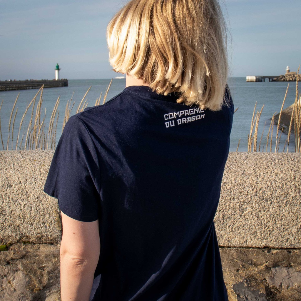 Tee shirt Dragon de Calais marine