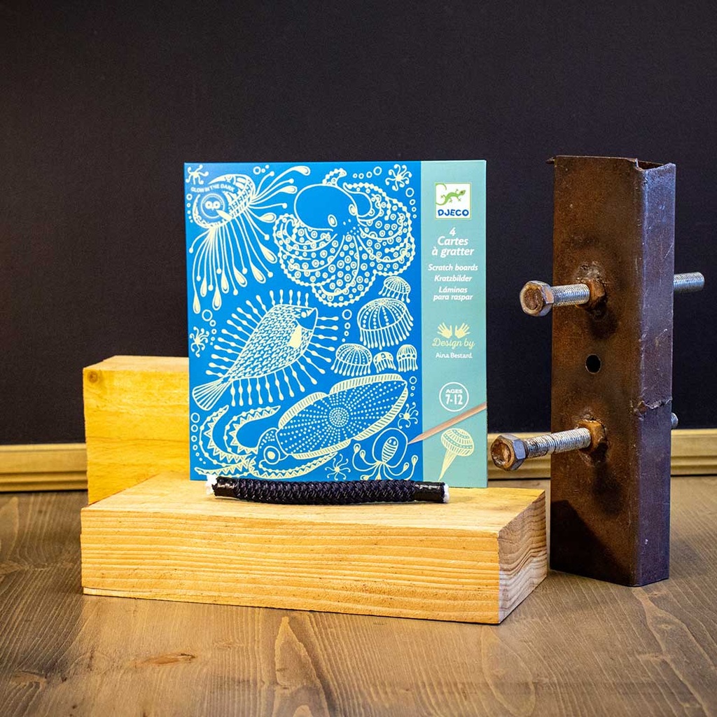 Cartes à gratter sea life