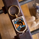 Porte clefs émaillé "blason Dragon de Calais"