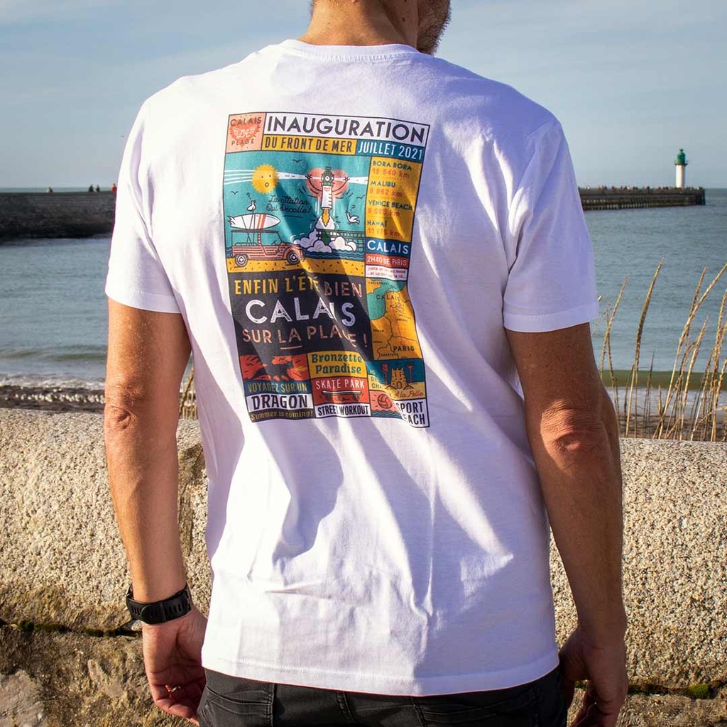 Tee shirt unisexe Calais la plage inauguration