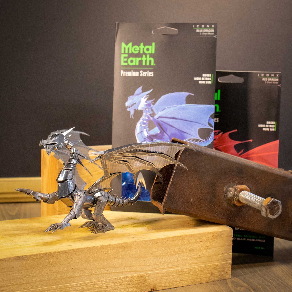 Puzzle dragon 3D en métal