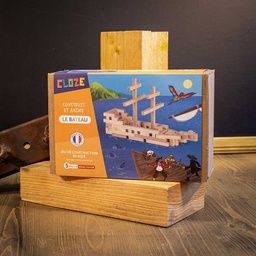 [REV-21-JEU-028] Kit bateau bois à monter
