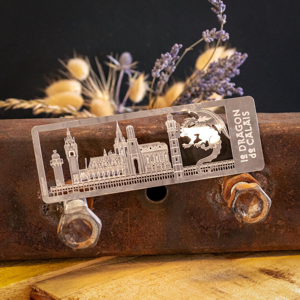 [DDC-19-PAP-018] Marque pages métal Dragon de Calais